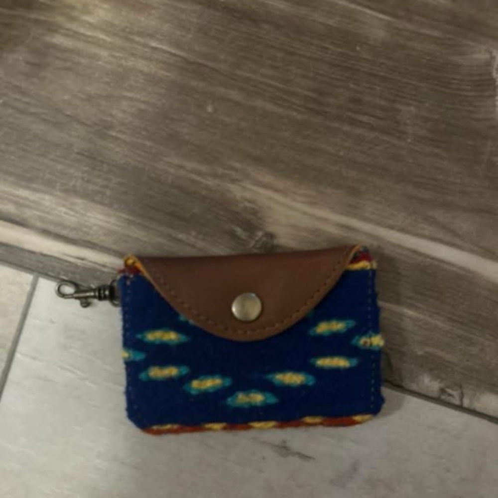 Nena & Co. Blue and Brown Wallet